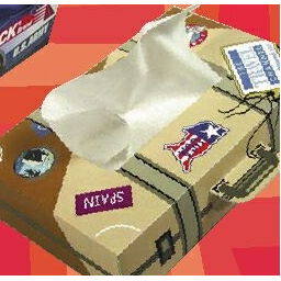 SniftyPak Novelty Series Facial Tissue Paper - Suitcase