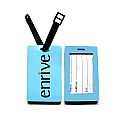 3D Soft PVC Plastic luggage tag with insert paper
