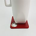 Custom Logo Printed Multifuction Coaster with Bottle Opener