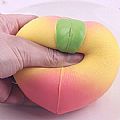 Customized Peach Slow Rising PU squishy bun toy