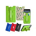 Customized Silicone Cell Phone Wallet with Kickstand