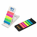 Foldable mobile holder with color sticky notes, Multi-functional mobile holder