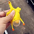 Laying Egg Hens Keychain Spoof Vent Chicken, Funny Stress Relief Vent