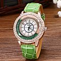 Luxury Fashion Quicksand Quartz Women Watch, Rhinestone Bracelet Wrist watch