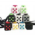 Mini 2.2cm Fidget Cube Vinyl Desk Toy Keychain Squeeze Fun Stress Reliever with