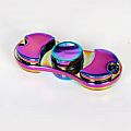 Rainbow color Aluminum Hand Fidget Spinner toy for anti stress relief