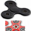 Tri-Spinner Plastic EDC Fidget Spinner with Stainless Steel hybrid Ceramic beari